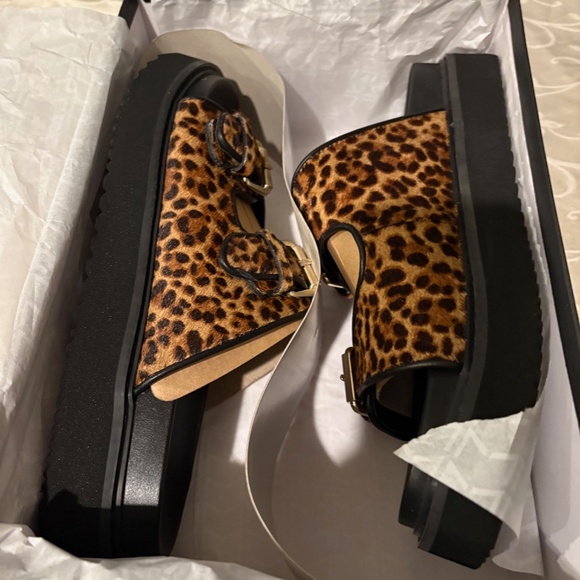 Women's Marc Fisher Leopard Agustaly Sz 9.5 M   New - Picture 2 of 12